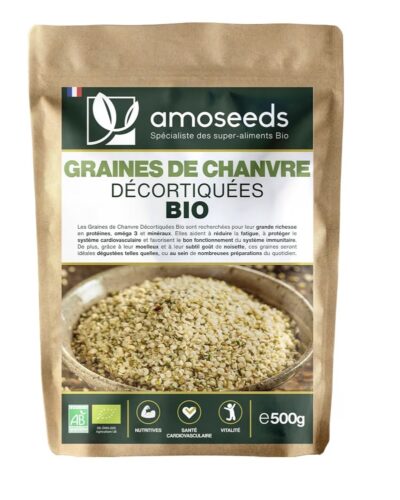 GRAINES DE CHANVRE BIO 1KG