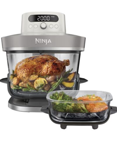 Air Fryer en verre Crispi Pro 5.7L+2.3L, 7-en-1