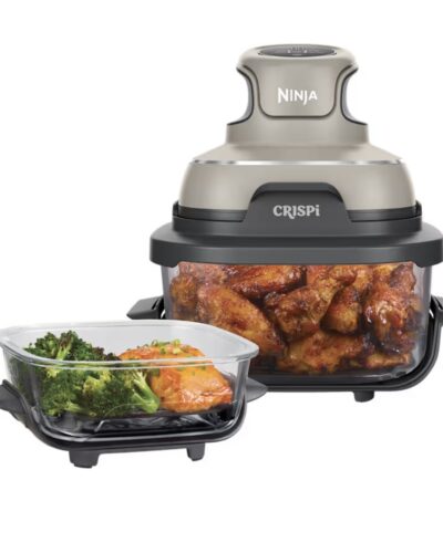 Air Fryer modulaire en verre Ninja CRISPi Beige avec 3 récipients