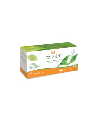 Organyc Tampons 100% organic cotton certified SUPER PLUS