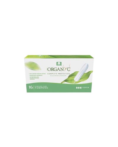 Organyc Tampons 100% organic cotton SUPER certified